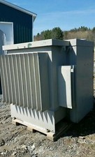 GE 300 KVA Transformer Primary Step Down Buck 4160V 3PH 208Y good condition