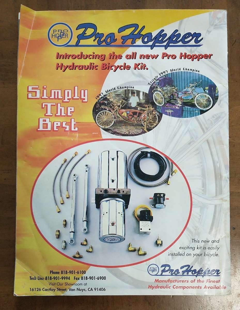 RARE Vintage Lowrider Bicycle Bike & Trikes Magazine Spring 1998 w