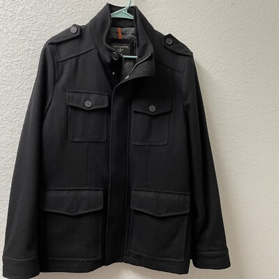 Men's Dockers wool Blend coat Full Zip Size Small | eBay