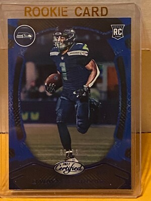 D wayne Eskridge 2021 Panini Certified Blue # 68/75 SSP Rookie RC Seahawks