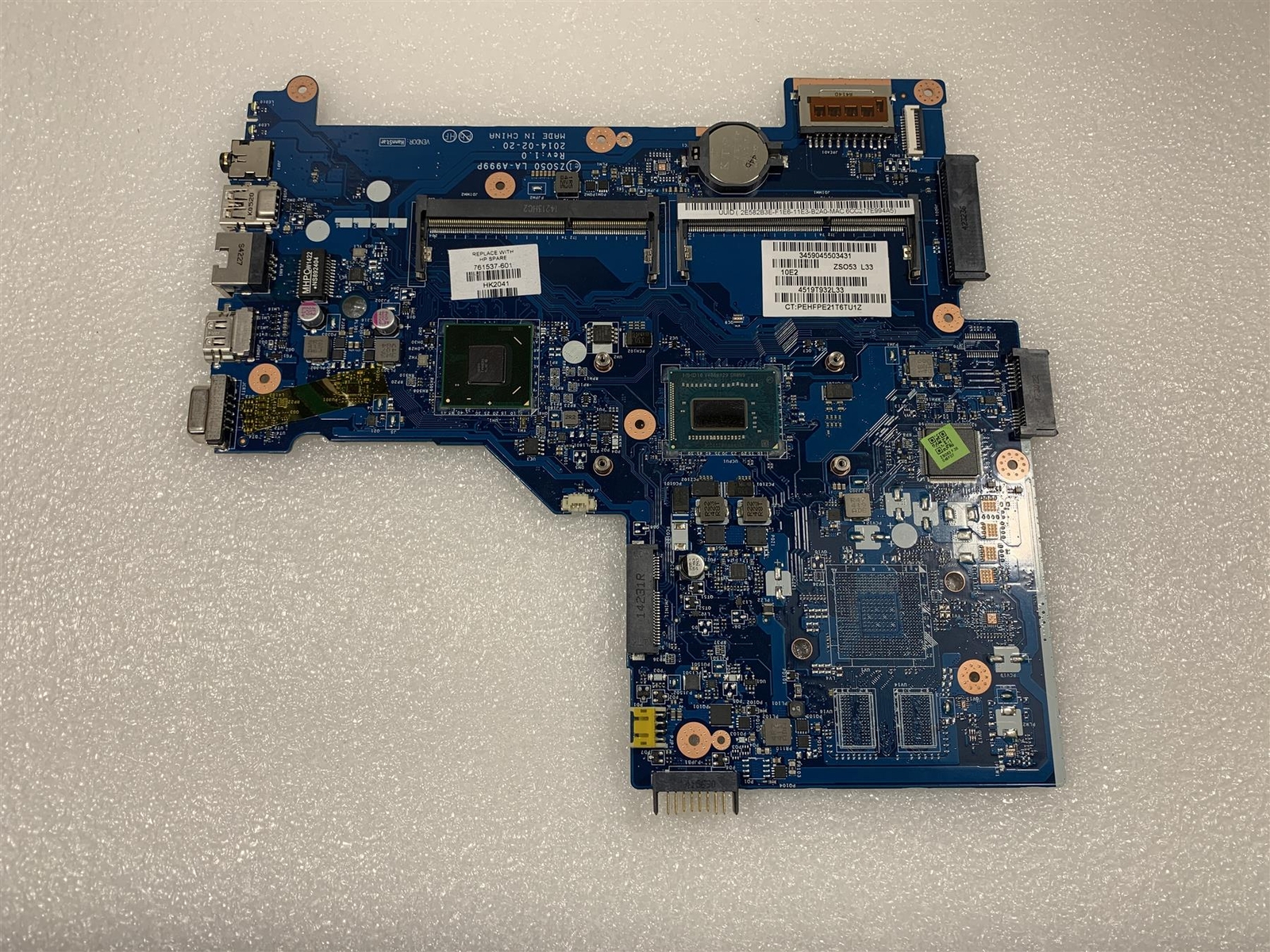 HP 250 256 G3 761537-601 501 001 774716-601 Intel i3 Motherboard UMA - Read