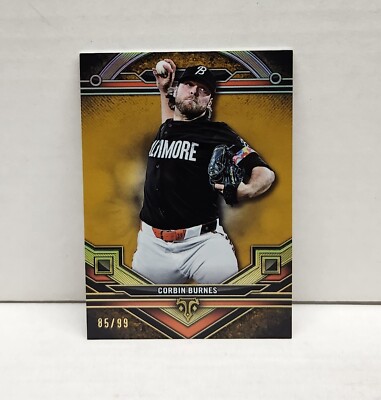 CORBIN BURNES 2024 Topps Triple Threads GOLD ~ Orioles #'d /99