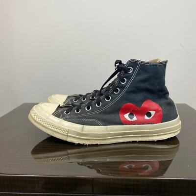 Converse Comme des Garcons Play High Canvas Sneakers Men display picture 3