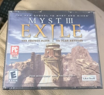 Myst III Exile PC Game Complete 4 Discs and Manual Computer game