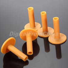 5Pcs 70mm Rubber Golf Tee Coffee Color Driving Range Mat Tees Golf Training Tool