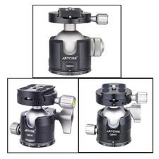 35/40/54mm Heavy Duty Tripod BallHead Large CNC Camera Head Low Profile BallHead