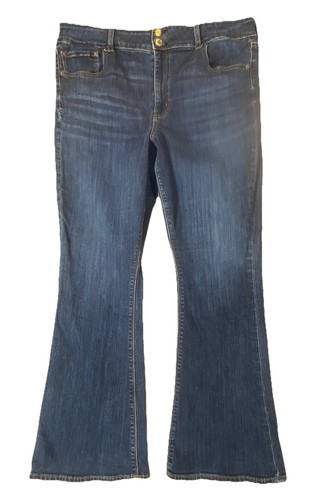 American Eagle Women’s Jeans 20 High Rise Artist Flare Boho Hippie Cowgirl 70’s