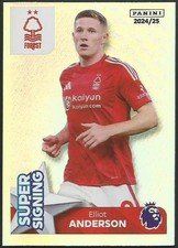 PANINI 2025 PREMIER LEAGUE- #520-NOTTINGHAM FOREST-ELLIOT ANDERSON-SILVER FOIL