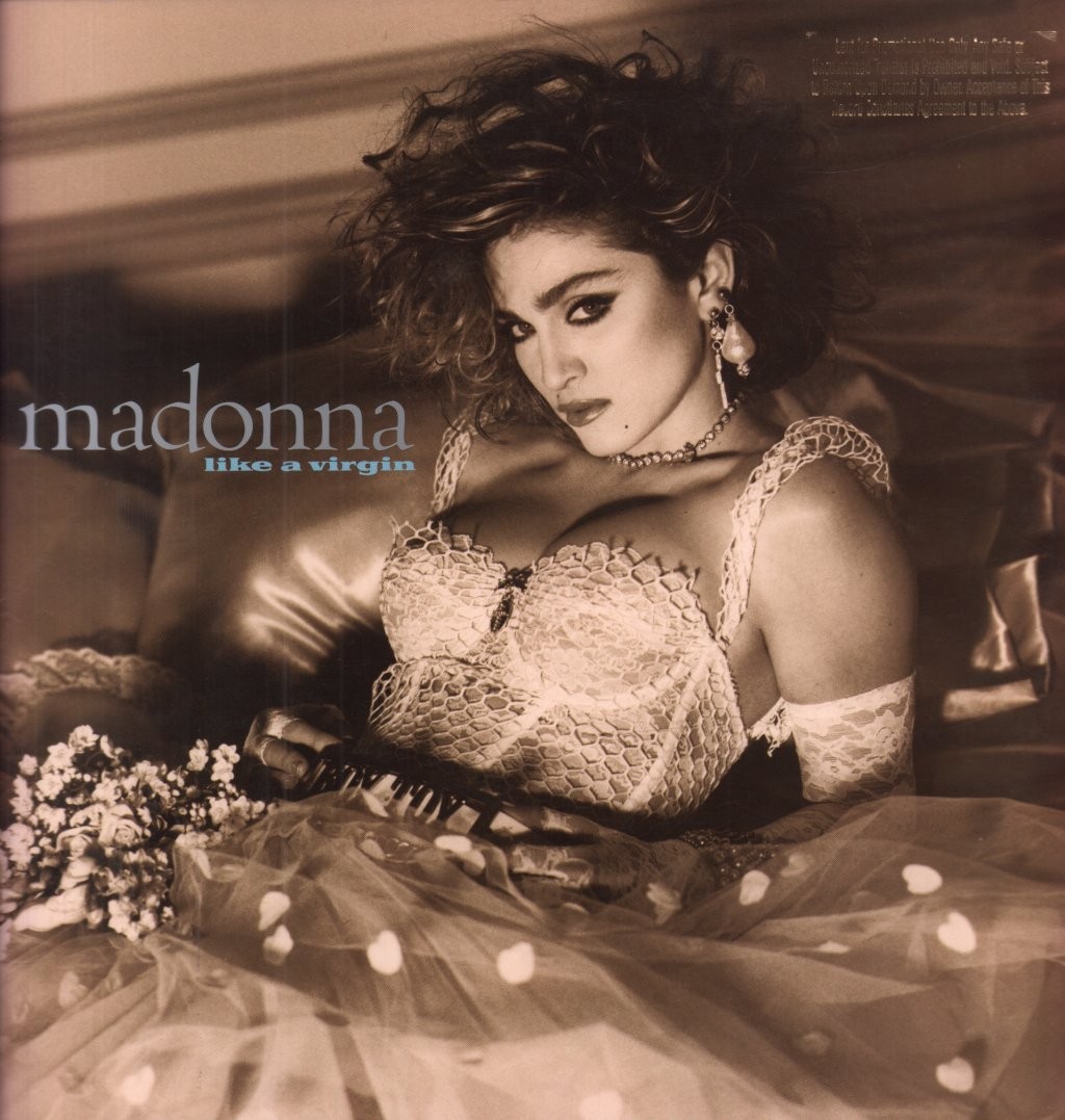 Madonna Like A Virgin LP vinyl USA Sire 1984 limited edition 9 track white vinyl