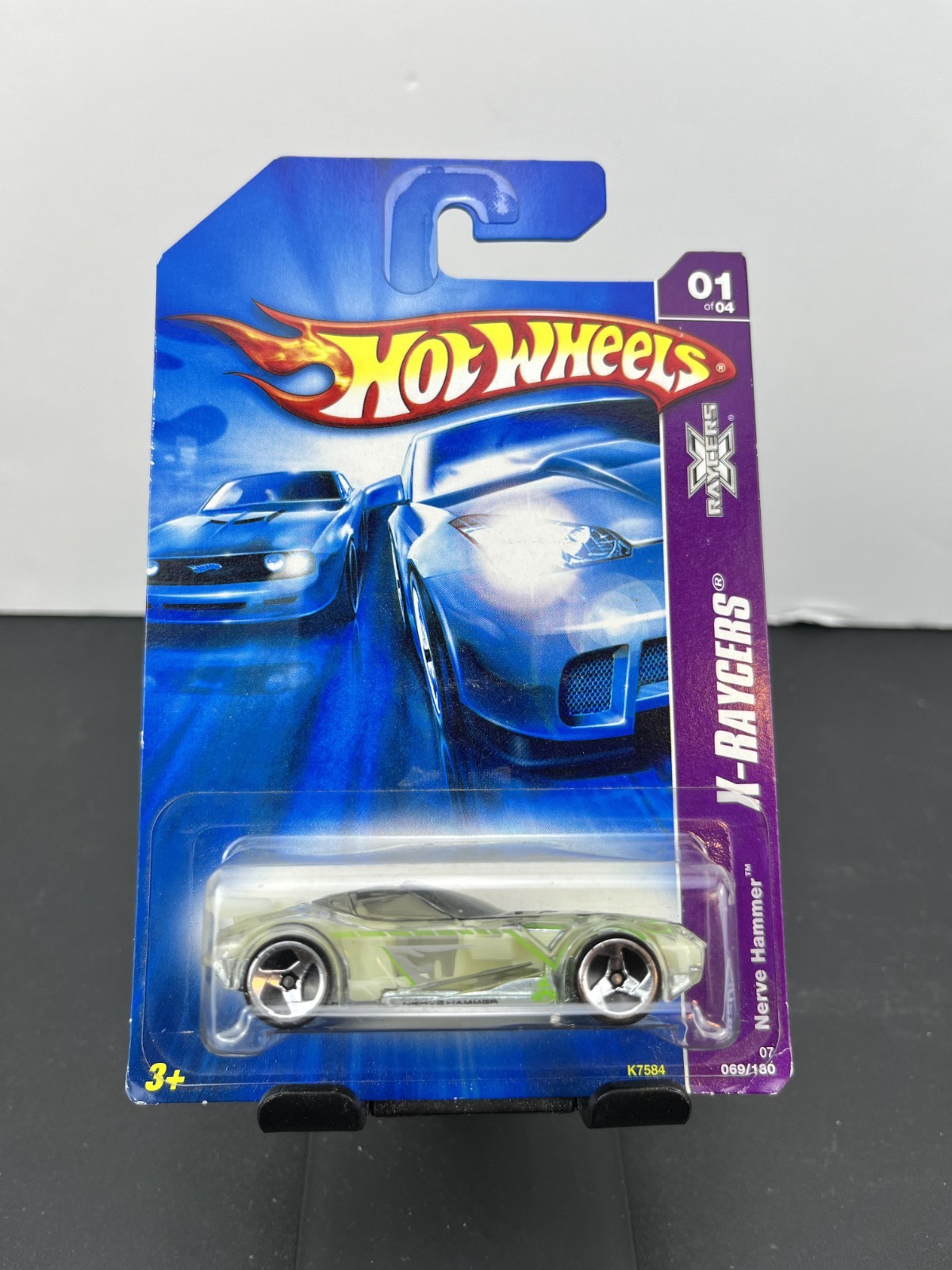 Hot Wheels 2007 Mainline X-Raycers Nerve Hammer Clear #069