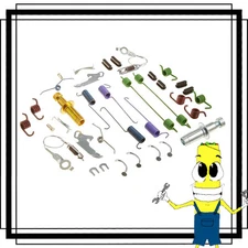 Complete Rear Brake Drum Hardware Kit for Ford F-250 1967-1999 2.5" Shoe setup