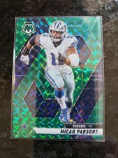2025 Panini Mosaic - Micah Parsons #110 Green Mosaic Prizm