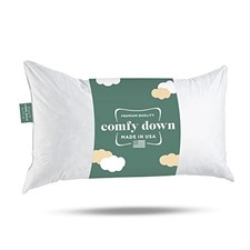 Throw Pillow Insert 16x26, Down Feather Fill, 100 Cotton Cover