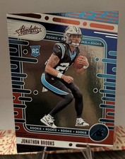Panini Absolute 2024 Jonathon Brooks Rookie Carolina Panthers Football #146 Card