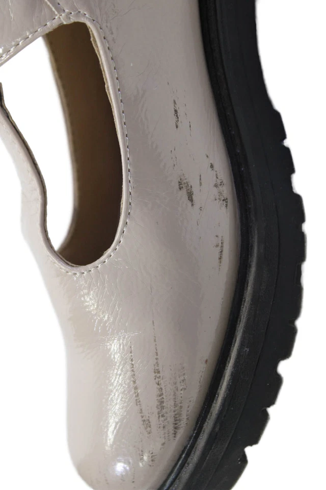 Sam Edelman Mujer Charol Tono Dorado Hebilla Cierre Plano Beige Talla 4 Foto 3 de 4