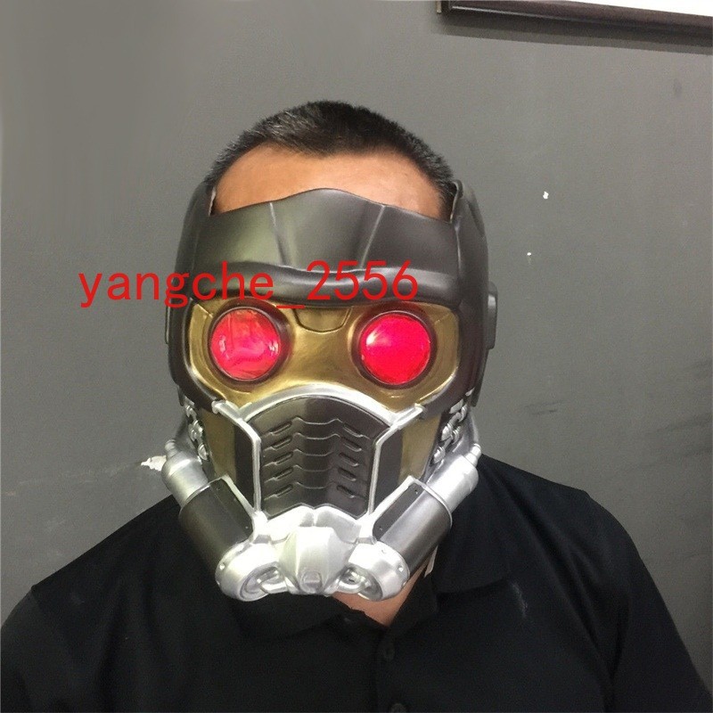 Guardianes de la Galaxia Vol. Máscara de casco 2 Star-Lord cosplay juego de rol utilería regalo