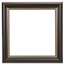 Frame for Canvas Painting, 10x10" Resin Canvas Floater Frames, Brown/Black/Gold