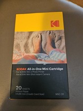 Kodak All-In-One Mini Cartridge 20 Sheets Paper Mini 2 Photo Printer New