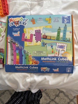 Number Blocks 1-10 MathLink Cubes Educational Toy 251 Pieces Ages