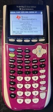 Texas Instruments TI-84 Plus C Silver Edition Graphing Calculator Pink