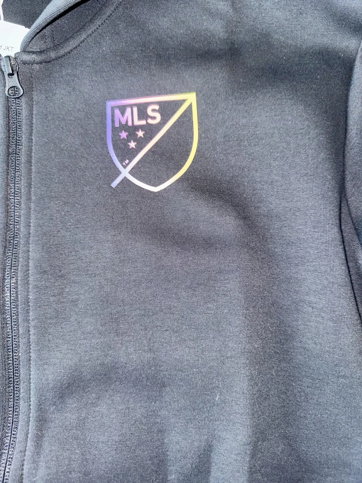 Мужская толстовка с капюшоном Adidas Black 2024 MLS All-Star Game Anthem на молнии размер Small - Изображение 4 из 4