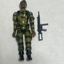 1982 HASBRO GI JOE STALKER v1 STRAIGHT ARM FIGURE COMPLETE G.I. JOE