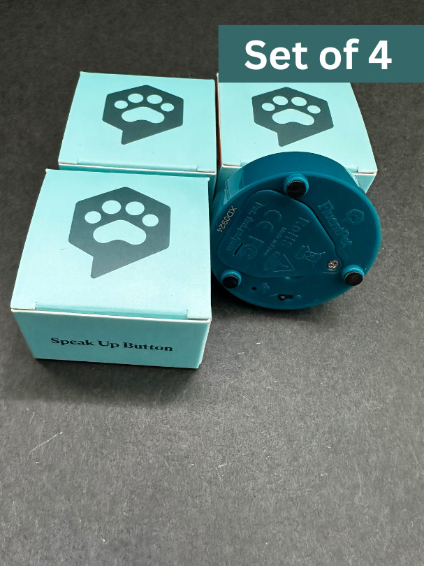 FluentPet  Buttons - Set of 6 - Recordable  - Louder & Clearer – SpeakUp