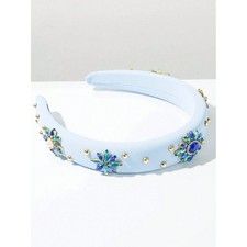 Elegant blue Embellished Headband
