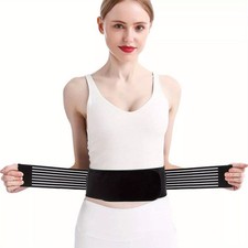 Magnetic Self-Heating Adjustable Lumbar Support Belt-Waist Back Lower Back Wrap