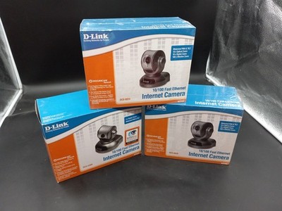 Lot of 3 New D-Link DCS-5300 10/100 Fast Ethernet Internet Camera Pan/Tilt Wired