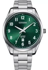 Citizen Men's Quartz Green Dial Stainless Steel Watch - BI1031-51X NEW