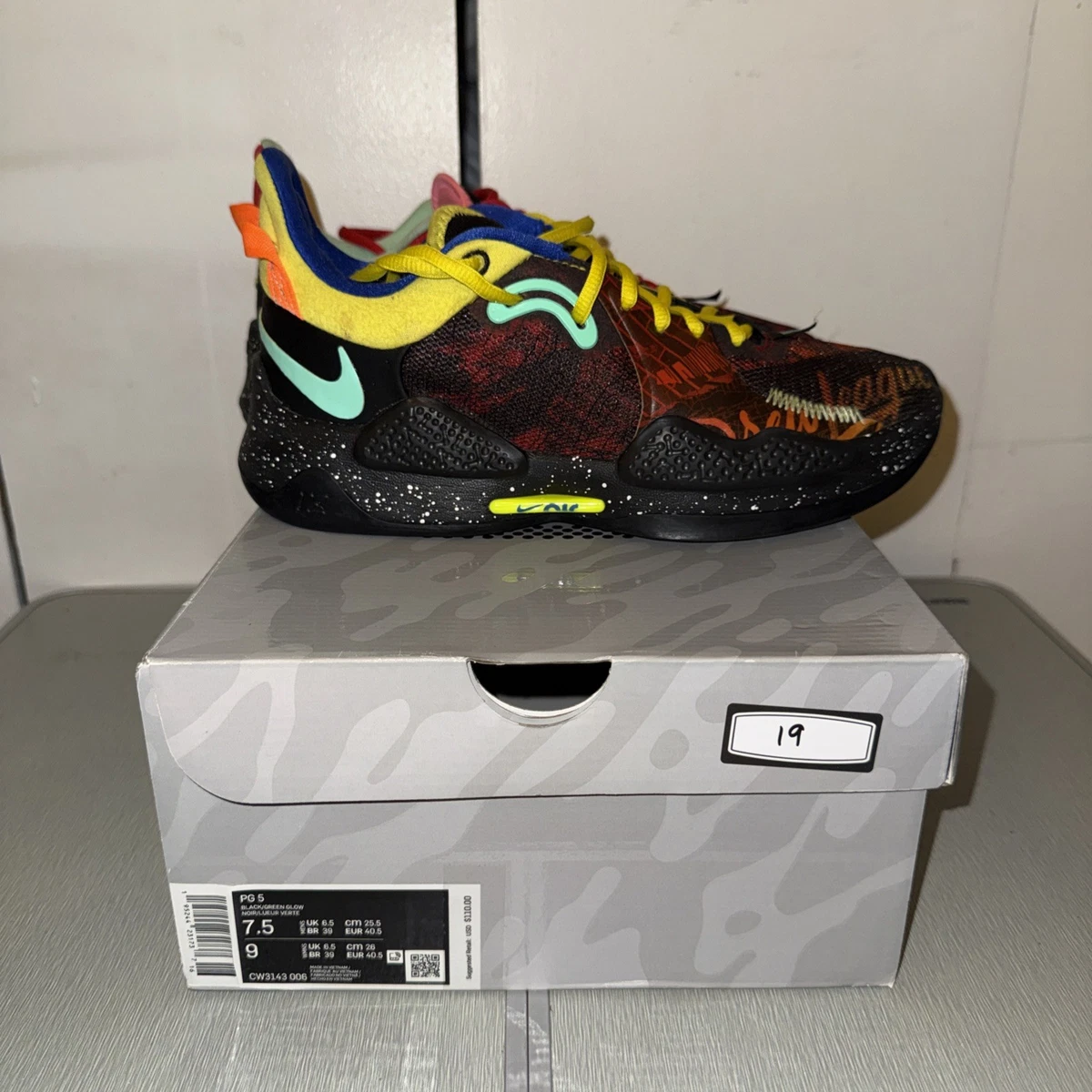Nike PG 5 EP Mismatched Multi for Sale | Authenticity Guaranteed