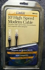 New True Data 10' High Speed Modem Cable Superior Data Transmission 10'