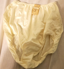 Underneath It All A Vassarette Nylon  Lace Hipster Bikini Panties 5 Small NWT