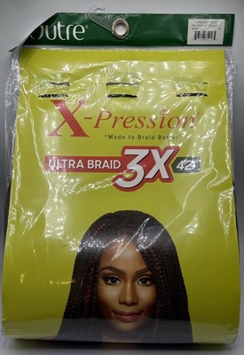 Ultra Braid Pre Stretched Layered Hair 3X42'' 100% Kanekalon X-Pression