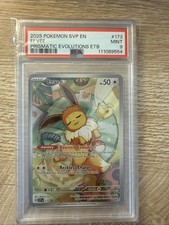 2025 POKEMON SVP EN EEVEE PRISMATIC EVOLUTIONS ETB #173 PSA MINT 9
