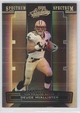 2005 Playoff Absolute Memorabilia Spectrum Gold 8/25 Deuce McAllister #96 0j6