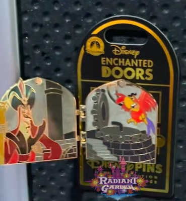 #ad 2026 Disney Parks Enchanted Doors Aladdin Jafar amp; Iago LE Pin PRESALE $49.95