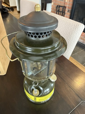 #ad Coleman DOD Gasoline Military Lantern W Boxamp;Parts Exc Cond UNL OR REG $250.00