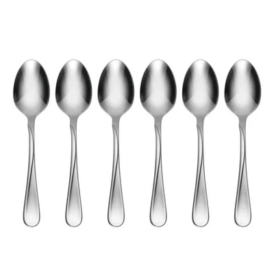 Oneida Flatware Flight, Teaspoons, Stainless Steel, Set of 6