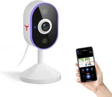 Indoor Surveillance Home Security Camera, 2-Way Audio, Night Vision, Smart AI...