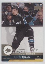 2017-18 Upper Deck UD Midnight 22/25 Justin Braun #154 2vh