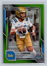 2025 Bowman Chrome University #156 Pierce Clarkson, UCLA Neon Green 19/275