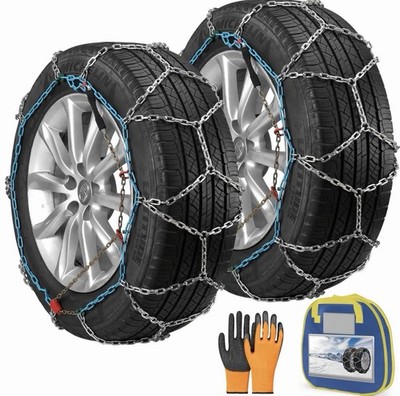 AutoChoice Snow Tire Chains for Light Truck SUV Pickup Trucks, Set of 2 SC-RV265