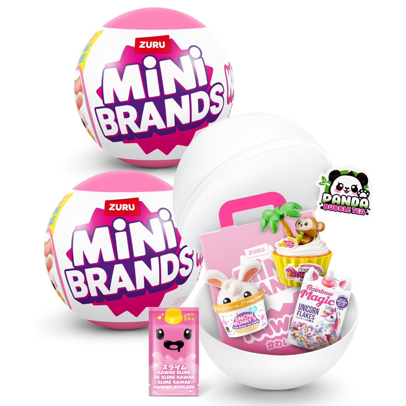 Mini Brands Kawaii Capsule by ZURU, Surprise Kawaii collectable minis, Blind