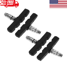 2 Pairs 70mm V Brake Blocks Pads MTB Mountain Bike Bicycle Cycle Shoes Black