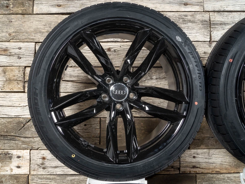 19 Zoll Winterräder RS3 für Audi A4 B8 8K Q2 Q3 TT TTS 8J 8S SLine ET45 Schwarz - Bild 2 von 4