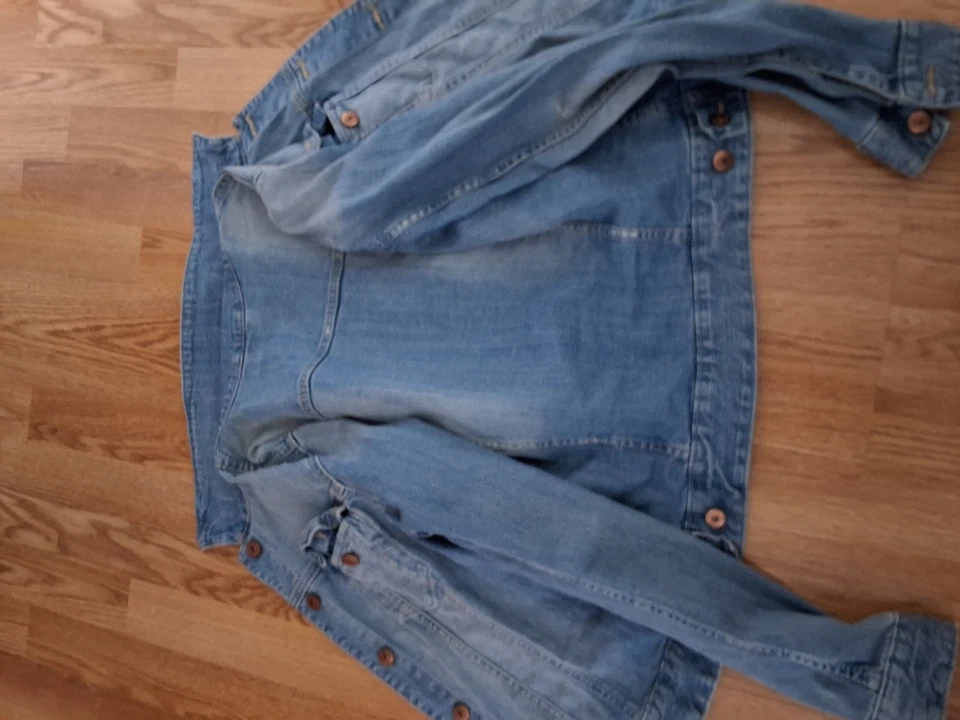 H&M 42 Jeansjacke Damen blau Denim Jacke - Bild 4 von 4