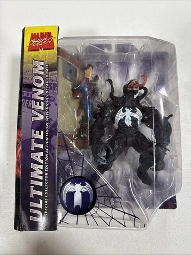 Marvel Diamond Select ULTIMATE VENOM with Spiderman & Base NEW HSH