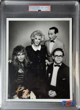 Joan Rivers 1986 PSA Type 1 Photo Fox Elton John Pee Wee Herman David Lee Roth